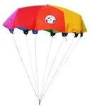 Corvus A320015 - Spielzeug-Fallschirm, 85 cm