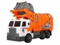 Dickie Toys 203308369 - Garbage Truck, Müllauto, Müllabfuhr mit Mülltonne,