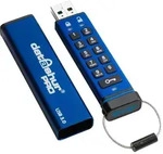 iStorage datAshur&reg; PRO USB-Stick 64 GB Blau IS-FL-DA3-256-64 USB-A (USB 3.2 Gen 1)