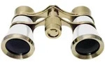 Braun Phototechnik Opera Theaterglas 3 x 25mm Gold, Perlmutt