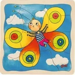 Schichtenpuzzle Die Raupe