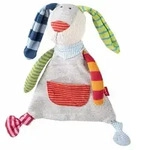 sigikid 41274 - Schnuffeltuch Hase Ringel Dingel Classic
