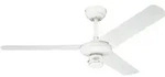 Westinghouse Industrial Deckenventilator 52W (&Oslash; x H) 122cm x 370mm Wei&szlig;