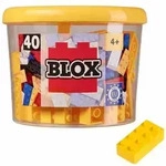 Simba 104118857 - Blox Steine in Dose, Konstruktionsspielzeug, 40, gelb