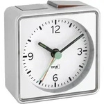 TFA Dostmann 60.1013.54 Quarz Wecker Silber Alarmzeiten 1 Fluoreszierend Zeiger