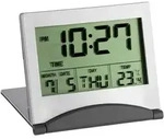 TFA Dostmann 98.1054 Quarz Wecker Silber
