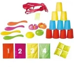 Knorrtoys 56000 - Party Set FUN, 32teilig, Sackh&uuml;pfen, Eierlaufen, Dosenwerfen