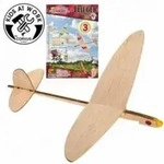 Corvus A600662 - Kids at work: Flieger aus Balsaholz mit Gummischleuder Typ 3