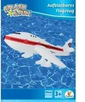 Splash & Fun Aufblasbares Flugzeug, 25 x 48 x 17 cm