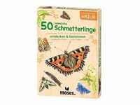 Moses MOS09722 - Expedition Natur: 50 heimische Schmetterlinge, Lernkarten
