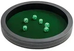 W&uuml;rfelbrett, Kunstleder, 300 mm