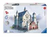 Ravensburger 12573 - Schloss Neuschwanstein, 216 Teile 3D Puzzle - Bauwerke