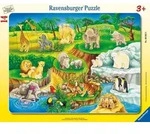 Rahmenpuzzle Ravensburger Zoobesuch 14 Teile
