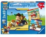 Puzzle Ravensburger Helden mit Fell 3 X 49 Teile