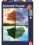 Puzzle Schmidt Spiele 58223 Jahreszeiten Baum 500 Teile