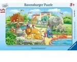 Rahmenpuzzle Ravensburger Ausflug in den Zoo 15 Teile