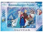 Puzzle Ravensburger Frozen - Glitzernder Schnee 100 Teile XXL Glitzer