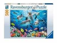 Ravensburger 14710 - Delfine im Korallenriff, Puzzle, 500 Teile