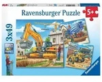 Puzzle Ravensburger Gro&szlig;e Baufahrzeuge 3 X 49 Teile