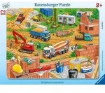 Rahmenpuzzle Ravensburger Arbeit auf der Baustelle 12 Teile