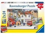 Puzzle Ravensburger Bei der Feuerwehr 2 X 24 Teile