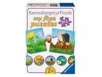 Ravensburger 07313 - Tiere im Garten, Puzzle, 9 x 2 Teile