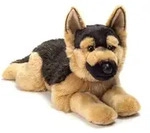 Sch&auml;ferhund liegend 60 cm