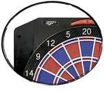 CARROMCO ELEKTRONIK DARTBOARD TOPAZ-901, MIT ADAPTER, 2-LOCH ABSTAND