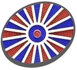 CARROMCO ELEKTRONIK DARTBOARD CLASSIC MASTER II, MIT ADAPTER, 2-LOCH ABSTAND