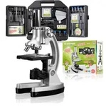 Bresser Junior 14459 - Mikroskop-Set Biotar mit 300x1200x Verg&ouml;&szlig;erung, inkl.