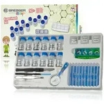 Bresser Junior 8859490 - Mikroskop Experimentier Set, 30-teilig