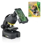 Bresser 10318 - NATIONAL GEOGRAPHIC KiDS Mikroskop mit 40-640x Vergr&ouml;&szlig;erung, inkl.
