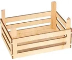 Goki 51600 - Obst- und Gem&uuml;sekiste, Holz, 3er Set, Zubeh&ouml;r f&uuml;r
