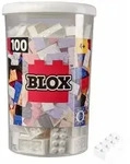 Simba 104118915 - Blox Steine in Dose, Konstruktionsspielzeug, 100, wei&szlig;