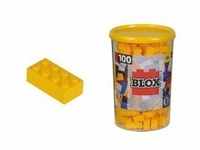 Simba 104118898 - Blox Steine in Dose, Konstruktionsspielzeug, 100, gelb