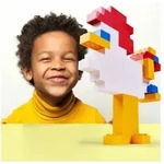 Simba 104118898 - Blox Steine in Dose, Konstruktionsspielzeug, 100, gelb