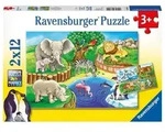 Puzzle Ravensburger Tiere im Zoo 2 X 12 Teile