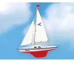Paul G&uuml;nther 1804 - Segelboot Windy, 35 x 42 cm
