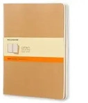 Moleskine Cahier Extra Large liniert packpapierbraun. 3er Pack