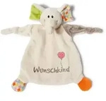 Schmusetuch Elefant Wunschkind 25x25cm an Header