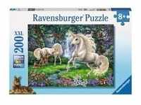 Ravensburger 128389 - Geheimnisvolle Einhörner - Puzzle, 200 XXL-Teile
