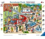 Rahmenpuzzle Ravensburger 110, 112 - Eilt herbei! 24 Teile