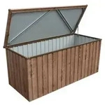 Metall Garten Ger&auml;tebox Kiste Kissenbox 770 L