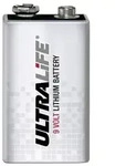 Ultralife U9VL-J-P 6LR61 9V Block-Batterie Lithium 1200 mAh 9V 1St.