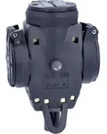 AS Schwabe 60455 3fach-Kupplung Vollgummi 230V Schwarz IP44
