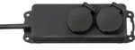 Brennenstuhl 1159930 Steckdosenleiste 2fach Schwarz Schutzkontakt 1St.