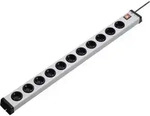 Ehmann 0201x00112301 Steckdosenleiste mit Schalter 11fach Grau Schutzkontakt 1St.