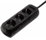 Hama 00108843 Steckdosenleiste 3fach Schwarz Schutzkontakt 1St.