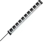 Kopp 227120011 Steckdosenleiste 10fach Grau, Schwarz Schutzkontakt 1St.