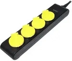 LogiLink LPS212 Steckdosenleiste ohne Schalter Schwarz